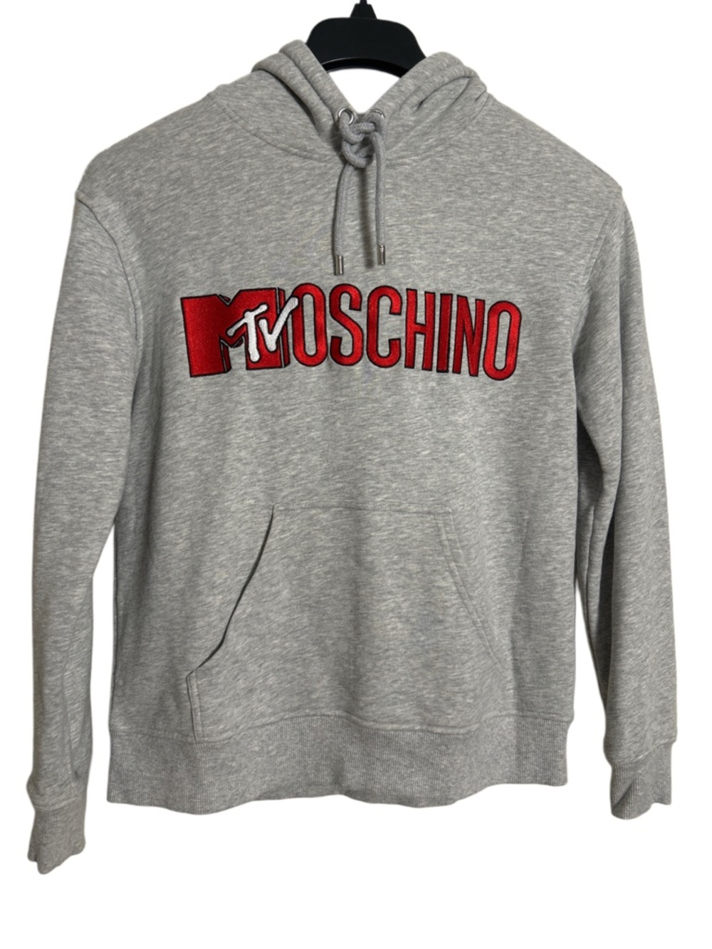 H & M by Moschino MTV Grey Hoodie Size S